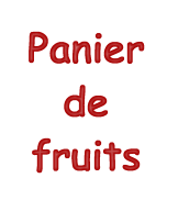 Panier de fruits traditionnel